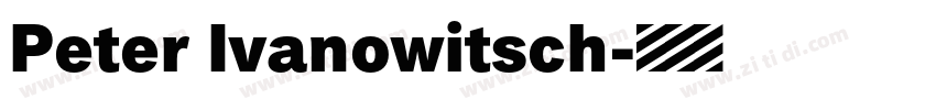 Peter Ivanowitsch字体转换